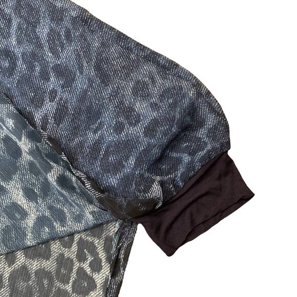 NWT Chico's Leopard-Print Ruana Wrap Size S/M Style 570312332 - Picture 11 of 12